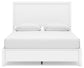 Binterglen  Panel Bed With Mirrored Dresser And Nightstand