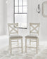 Robbinsdale Counter Height Dining Table and 8 Barstools Signature Design by Ashley®