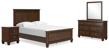 Danabrin  Panel Bed With Mirrored Dresser And Nightstand Signature Design by Ashley®