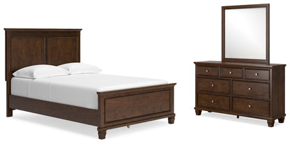 Danabrin  Panel Bed With Mirrored Dresser Signature Design by Ashley®