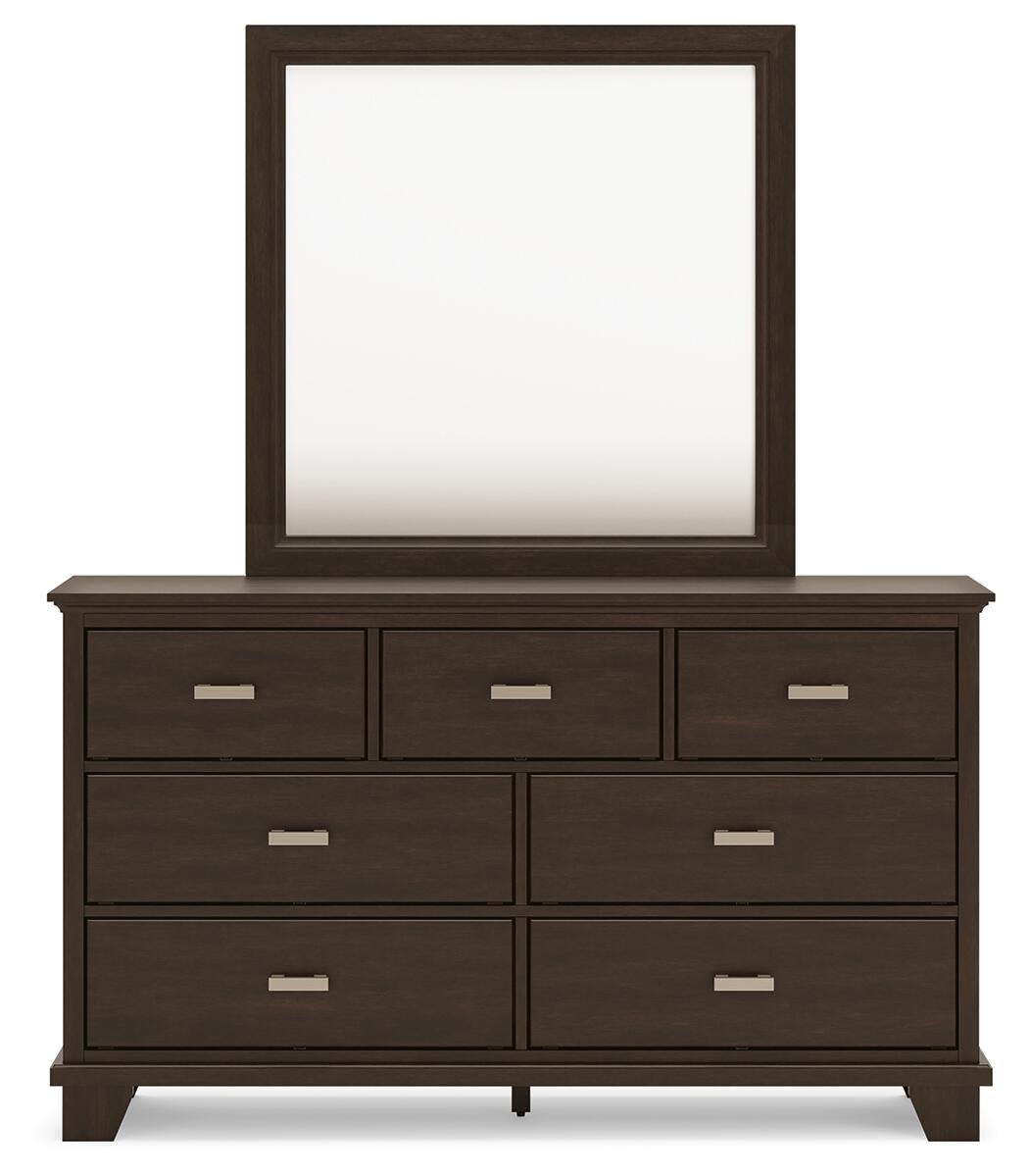 Covetown  Panel Bed With Mirrored Dresser Signature Design by Ashley®