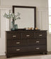 Covetown  Panel Bed With Mirrored Dresser Signature Design by Ashley®