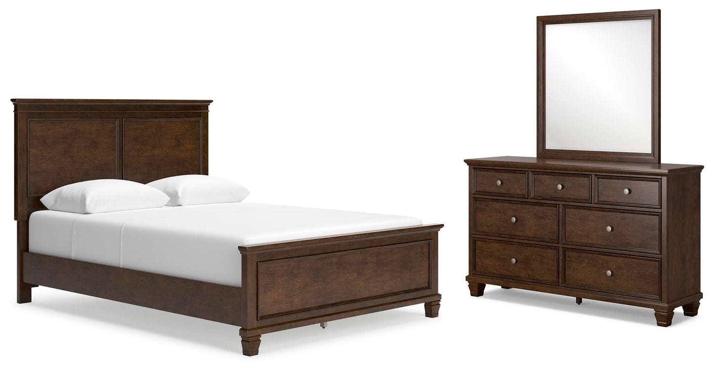 Danabrin  Panel Bed With Mirrored Dresser Signature Design by Ashley®