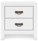 Binterglen  Panel Bed, Dresser, Mirror, Chest And Nightstand