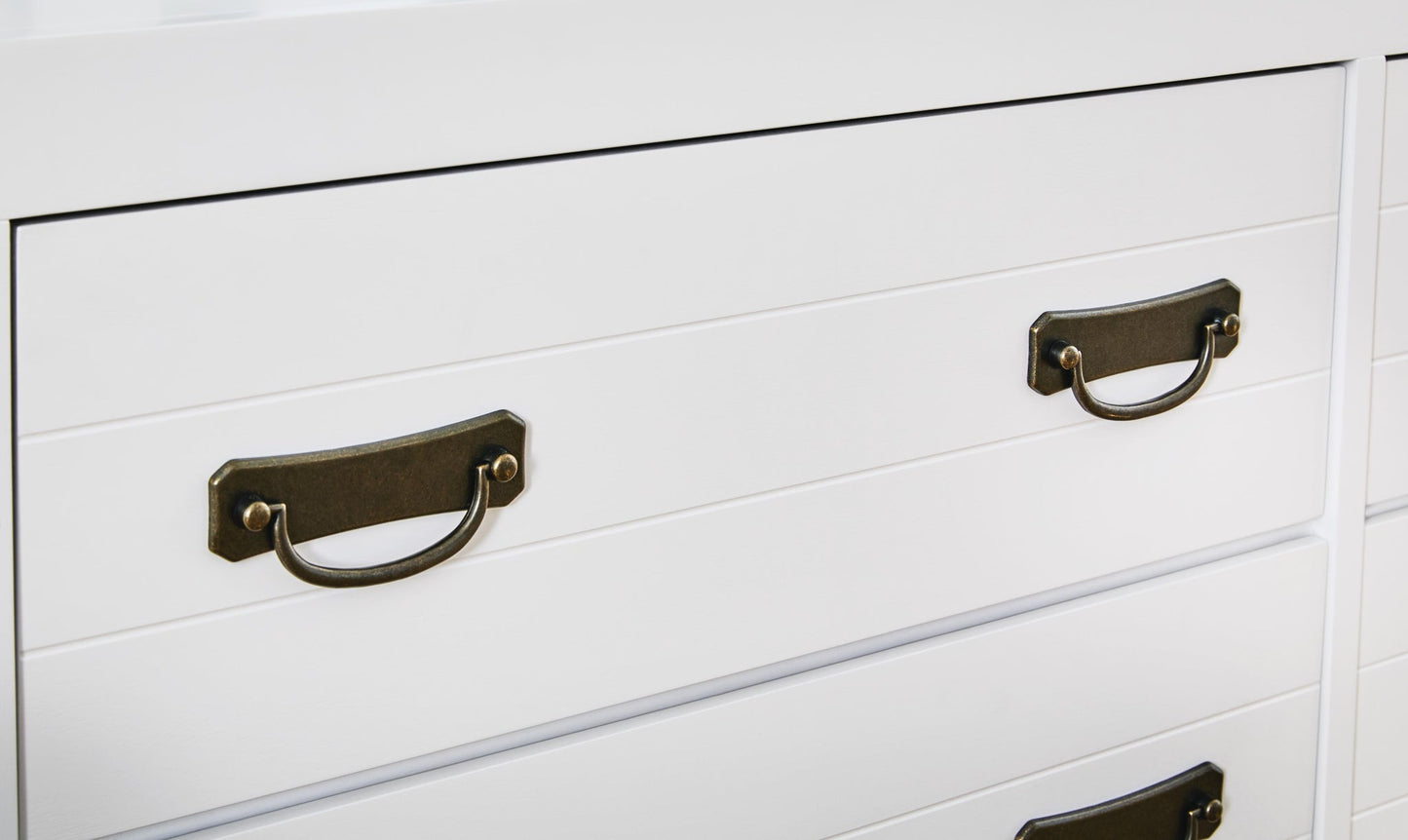 Binterglen  Panel Bed, Dresser, Mirror, Chest And Nightstand
