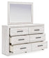 Cayboni  Panel Bed With Mirrored Dresser Signature Design by Ashley®