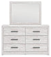 Cayboni  Panel Bed With Mirrored Dresser Signature Design by Ashley®