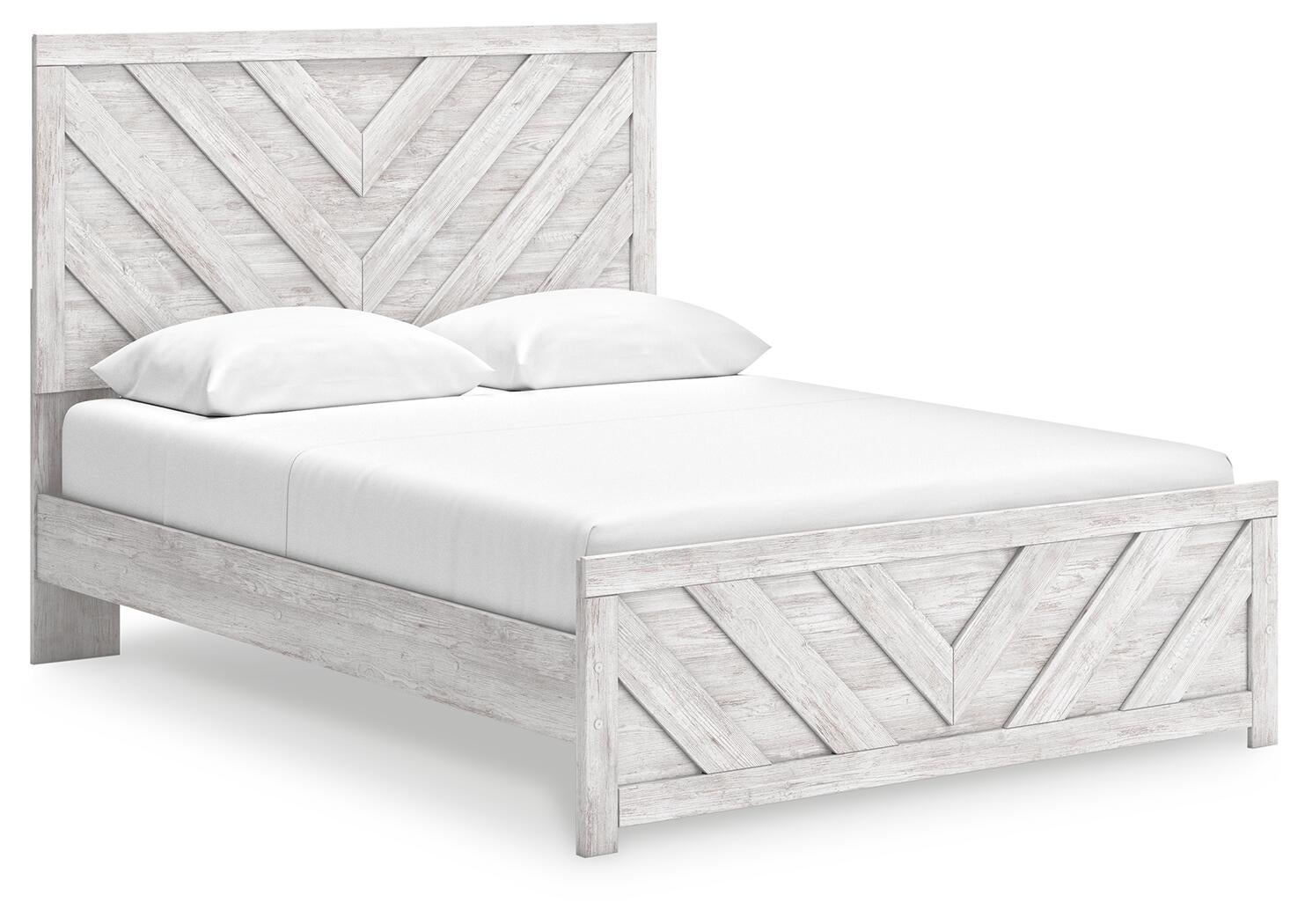 Cayboni  Panel Bed With Mirrored Dresser Signature Design by Ashley®