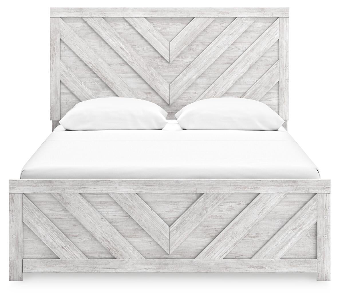 Cayboni  Panel Bed With Mirrored Dresser Signature Design by Ashley®