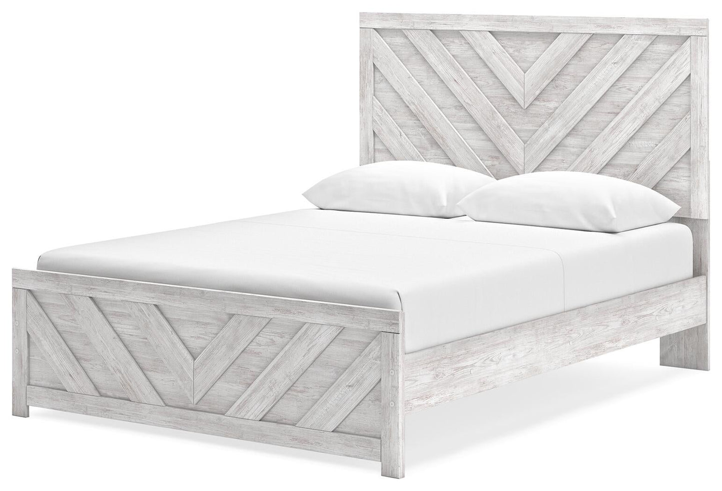 Cayboni  Panel Bed With Mirrored Dresser Signature Design by Ashley®