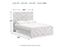 Cayboni  Panel Bed With Mirrored Dresser Signature Design by Ashley®