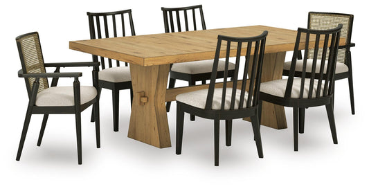 Galliden Dining Table and 6 Chairs Signature Design by Ashley®