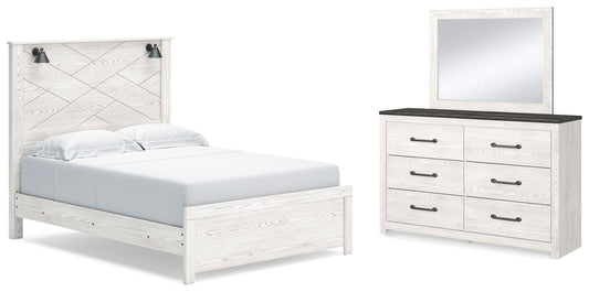 Gerridan  Panel Bed With Mirrored Dresser Signature Design by Ashley®
