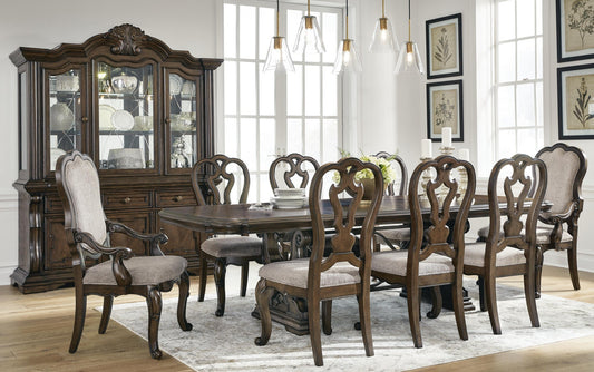Maylee Dining Table and 8 Chairs Signature Design by Ashley®