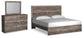 Ralinksi  Panel Bed With Mirrored Dresser Signature Design by Ashley®