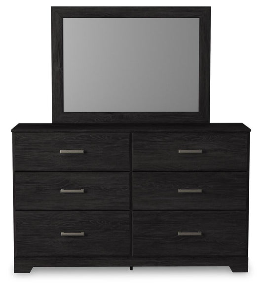 Belachime  Panel Bed With Mirrored Dresser, Chest And Nightstand Signature Design by Ashley®