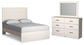 Stelsie  Panel Bed With Mirrored Dresser Signature Design by Ashley®