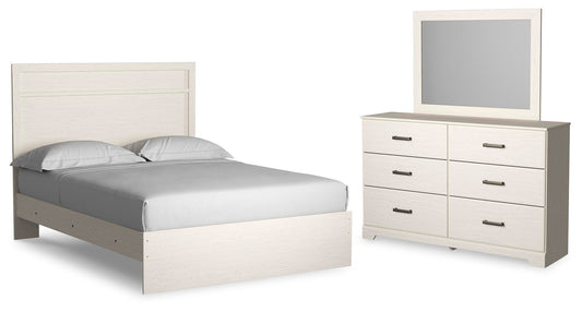 Stelsie  Panel Bed With Mirrored Dresser Signature Design by Ashley®
