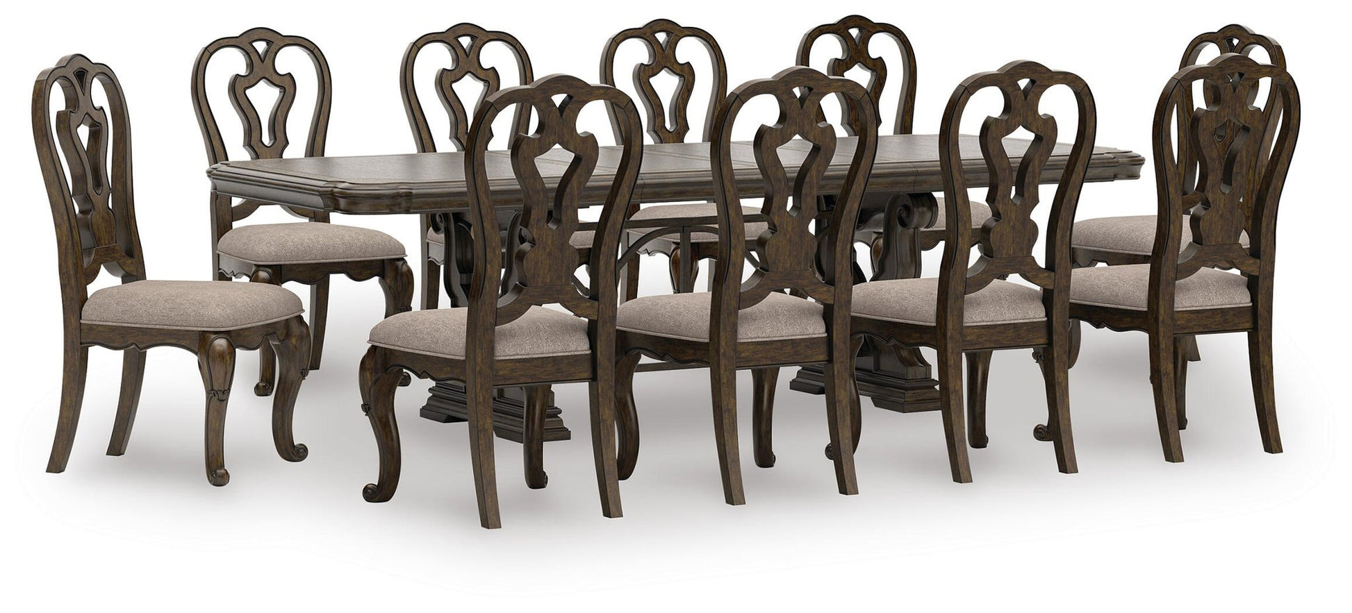 Maylee Dining Table and 10 Chairs Signature Design by Ashley®