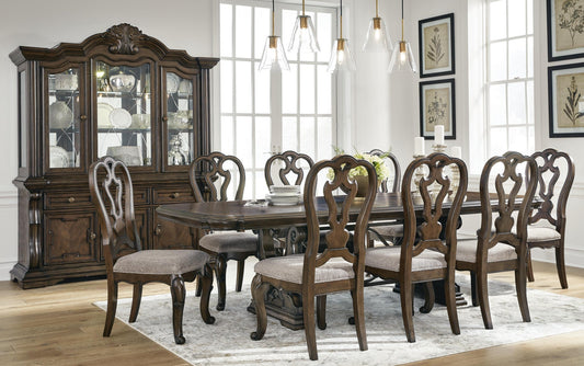Maylee Dining Table and 8 Chairs Signature Design by Ashley®