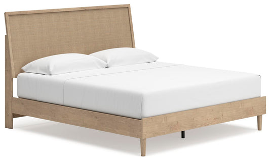 Cielden  Panel Bed With Mirrored Dresser Signature Design by Ashley®