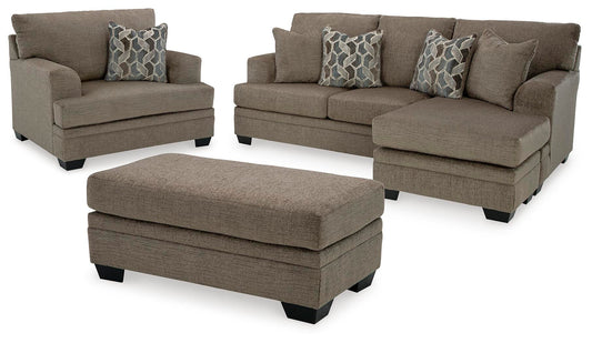 Stonemeade Sofa Chaise, Chair, and Ottoman Signature Design by Ashley®