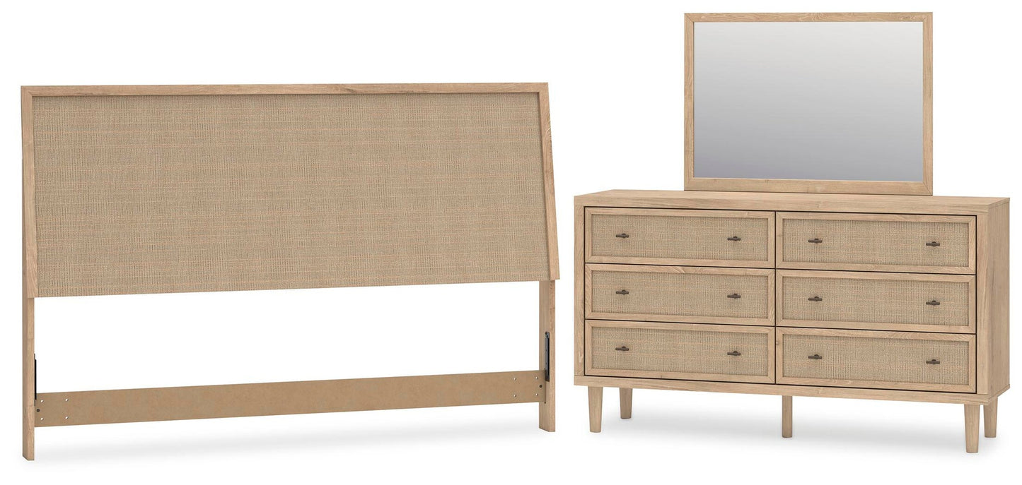 Cielden  Panel Headboard, Dresser And Mirror Signature Design by Ashley®