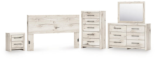 Lawroy  Panel Headboard, Dresser, Mirror, Chest And Nightstand Benchcraft®