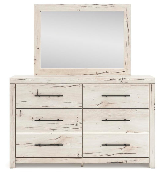 Lawroy  Panel Bed, Dresser, Mirror And Nightstand Benchcraft®