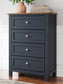 Landocken  Panel Headboard, Dresser, Mirror, Chest And Nightstand Signature Design by Ashley®