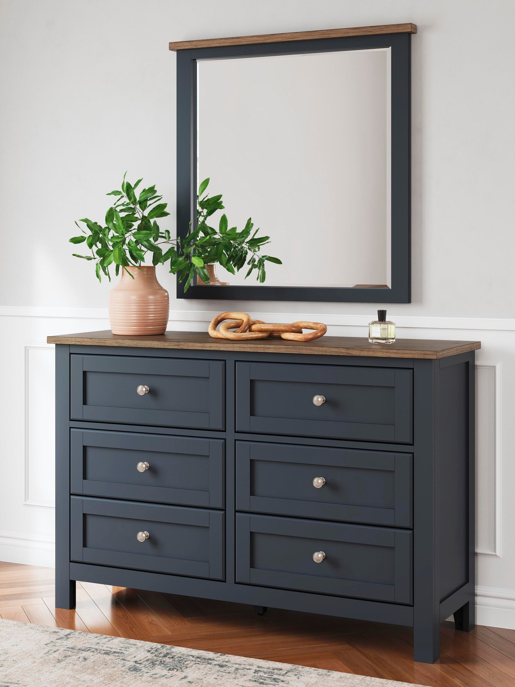 Landocken  Panel Headboard, Dresser, Mirror And Nightstand Signature Design by Ashley®