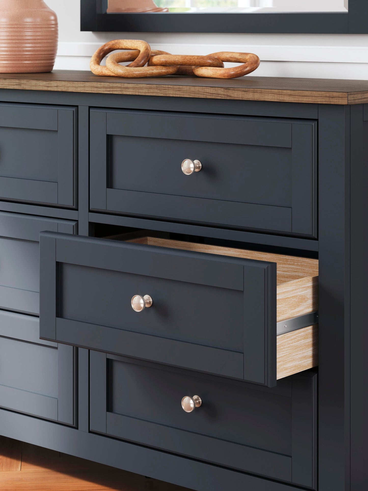 Landocken  Panel Headboard, Dresser, Mirror And Nightstand Signature Design by Ashley®