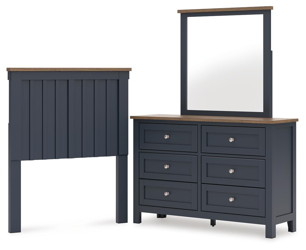 Landocken  Panel Headboard, Dresser And Mirror Signature Design by Ashley®