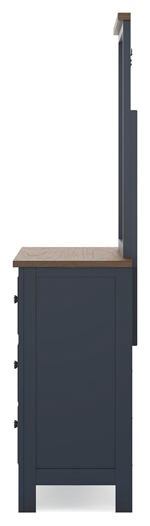 Landocken  Panel Headboard, Dresser And Mirror Signature Design by Ashley®