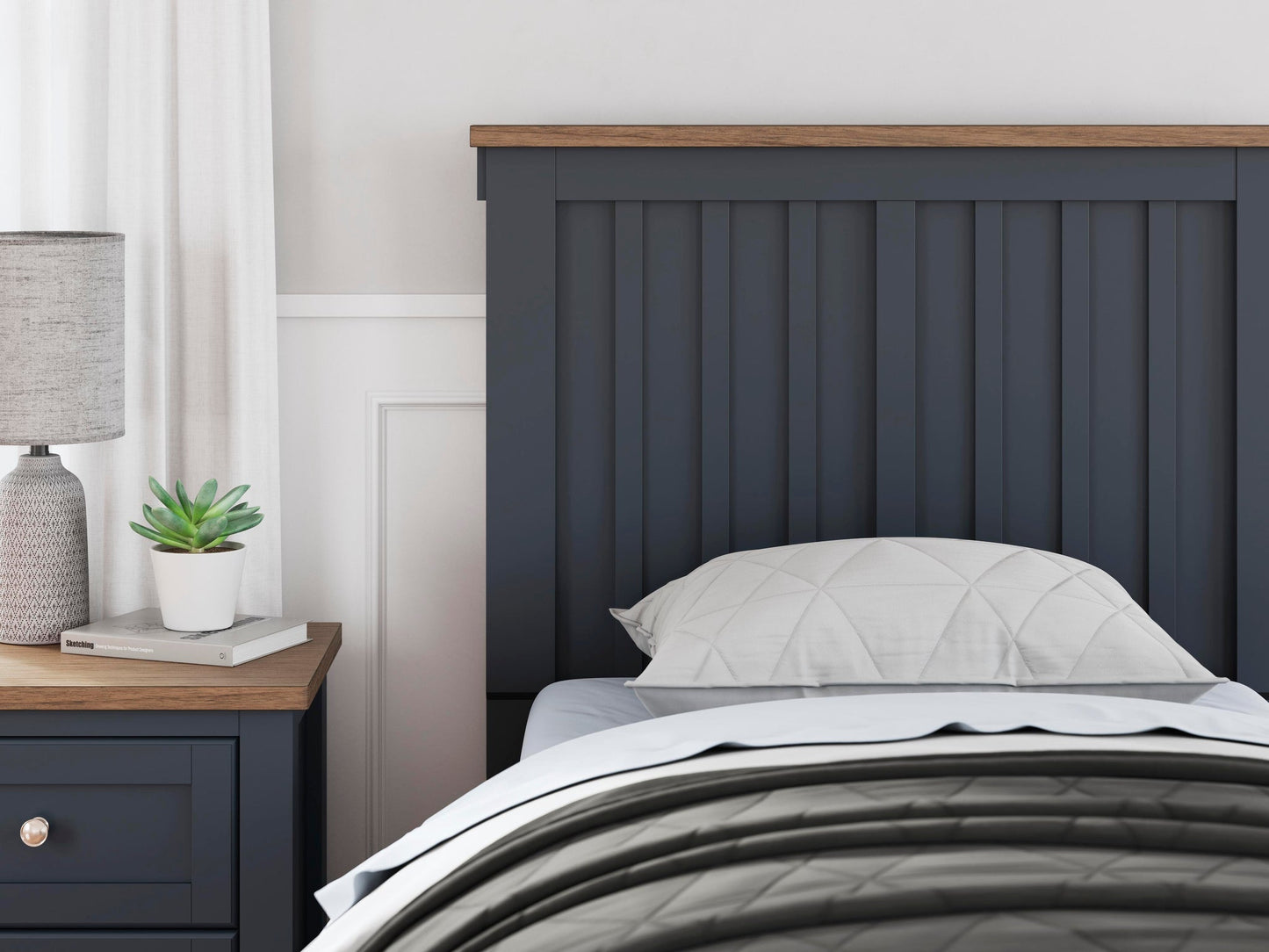 Landocken  Panel Headboard, Dresser And Mirror Signature Design by Ashley®