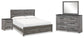 Bronyan  Panel Bed With Mirrored Dresser And Nightstand Signature Design by Ashley®