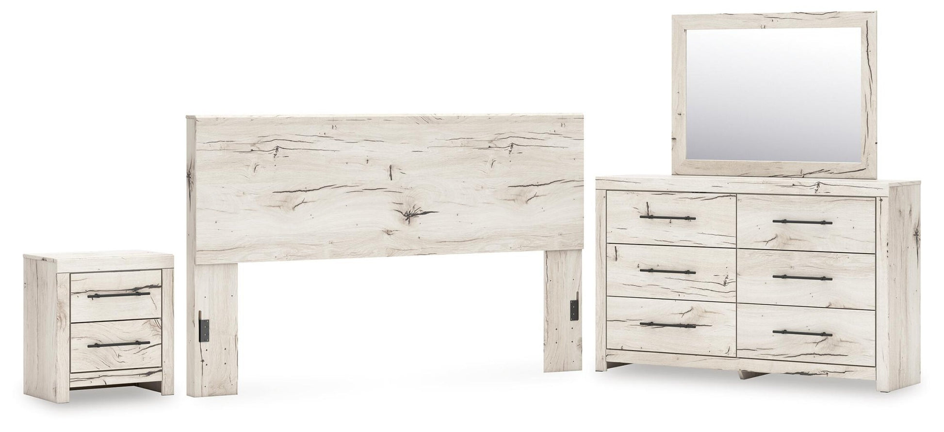 Lawroy  Panel Headboard, Dresser, Mirror And Nightstand Benchcraft®