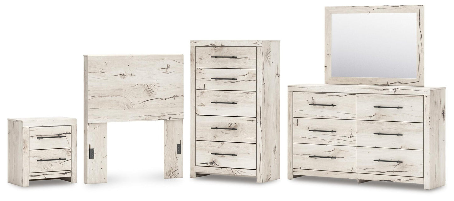 Lawroy  Panel Headboard, Dresser, Mirror, Chest And Nightstand Benchcraft®