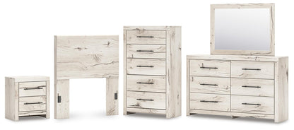 Lawroy  Panel Headboard, Dresser, Mirror, Chest And Nightstand Benchcraft®