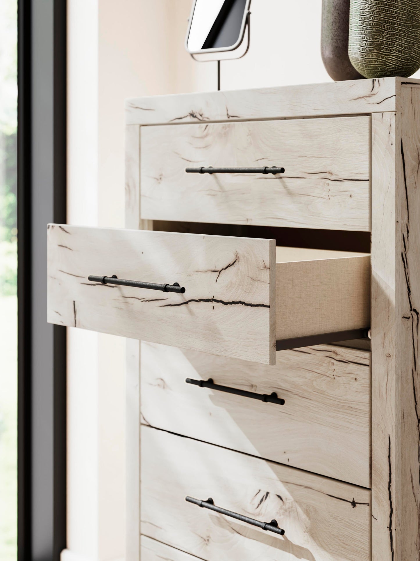 Lawroy  Panel Headboard, Dresser, Mirror, Chest And Nightstand Benchcraft®