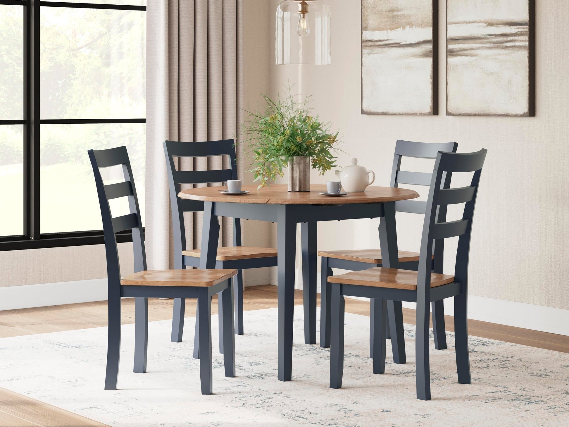 Gesthaven Dining Table and 4 Chairs Signature Design by Ashley®