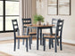 Gesthaven Dining Table and 4 Chairs Signature Design by Ashley®