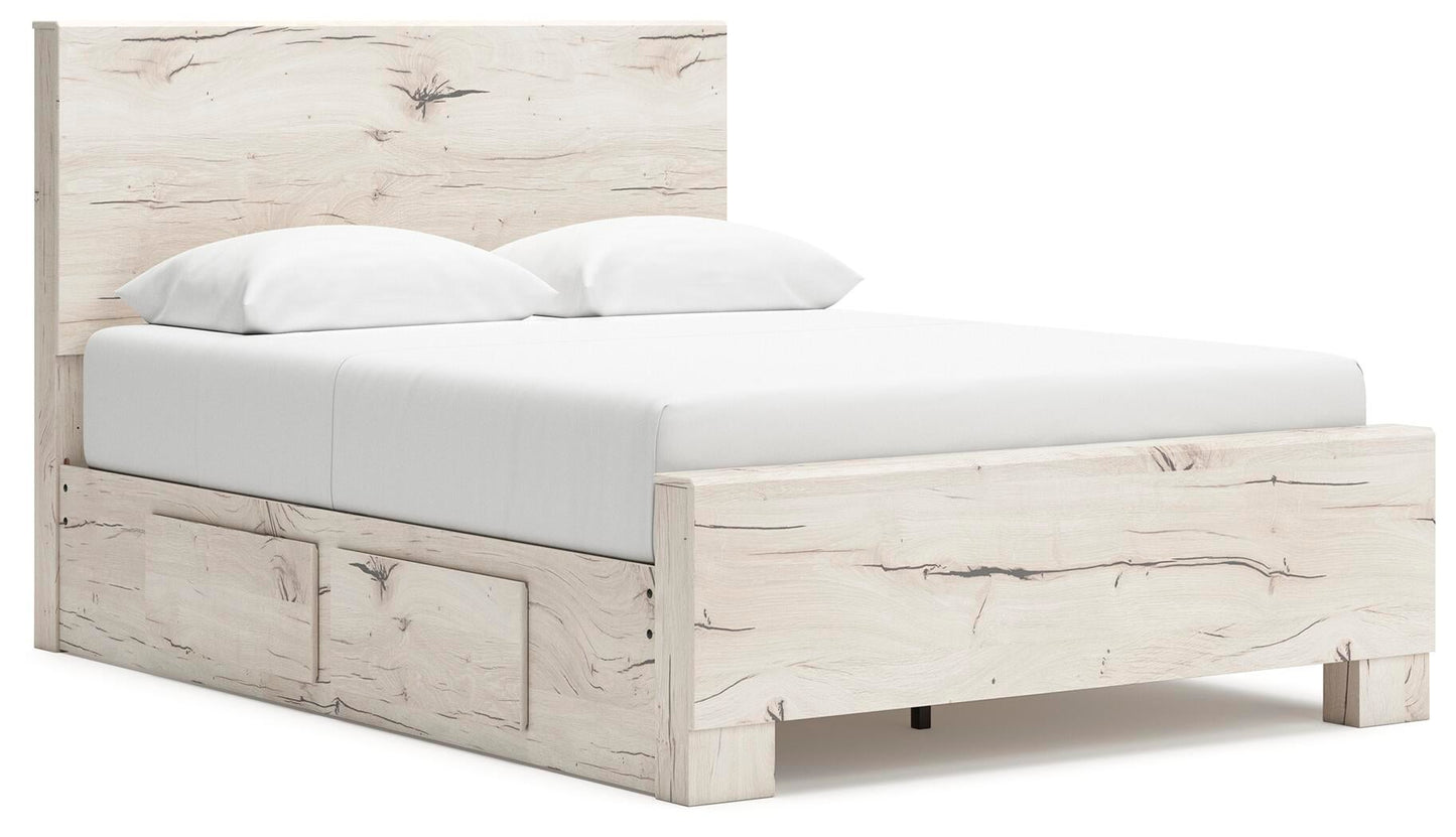 Lawroy  Panel Bed With Storage, Dresser And Mirror Benchcraft®