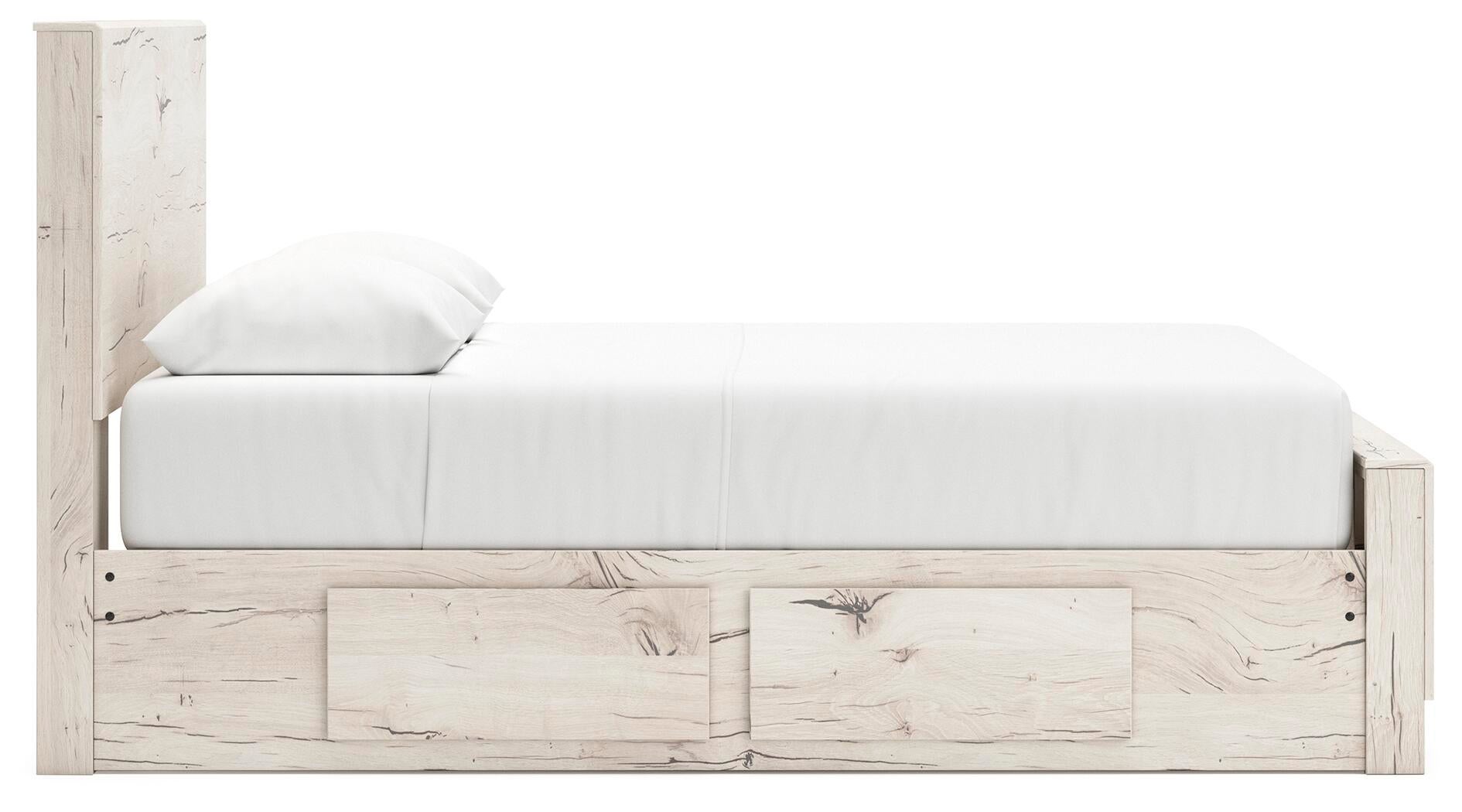Lawroy  Panel Bed With Storage, Dresser And Mirror Benchcraft®
