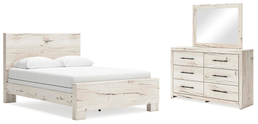 Lawroy  Panel Bed, Dresser And Mirror Benchcraft®