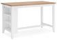 Gesthaven Counter Height Dining Table and 4 Barstools Signature Design by Ashley®
