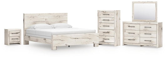 Lawroy  Panel Bed, Dresser, Mirror, Chest And Nightstand Benchcraft®
