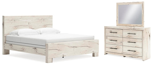 Lawroy  Panel Bed, Dresser And Mirror Benchcraft®