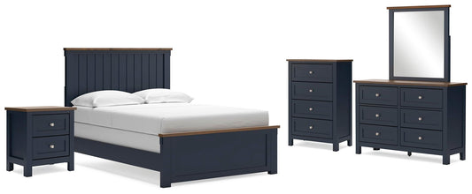 Landocken  Panel Bed, Dresser, Mirror, Chest And Nightstand Signature Design by Ashley®