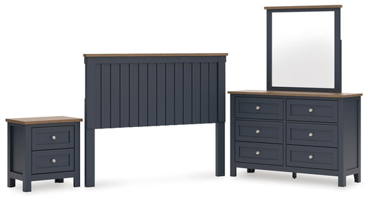Landocken  Panel Headboard, Dresser, Mirror And Nightstand Signature Design by Ashley®